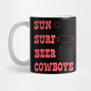 Sun Surf Beer Cowboys Apparel Mug